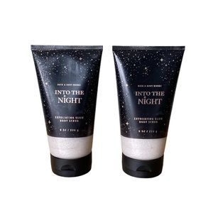 Bath & Body Works Into the Night (Raspberry, Amber) Exfoliating Glow Body Scrub